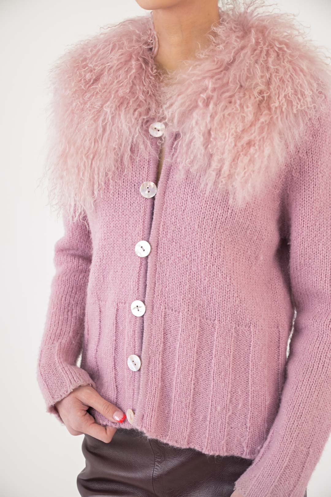 Ballerina Mongolian Lambswool Cardigan