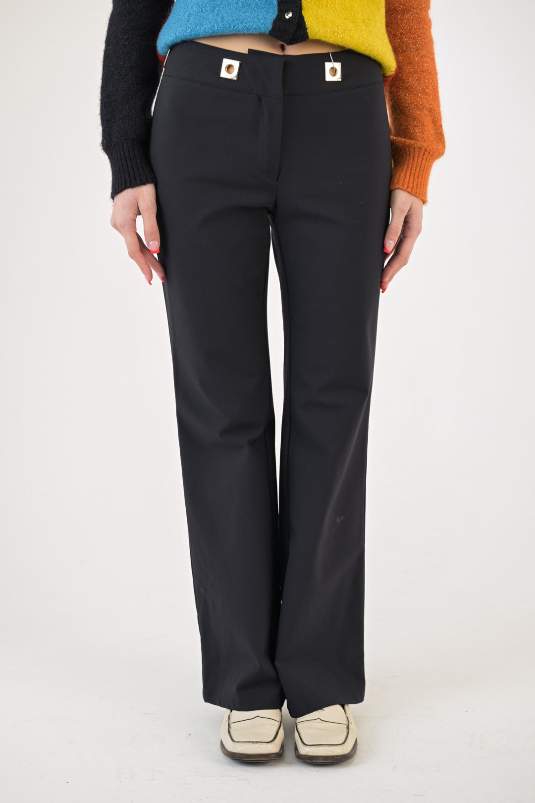 Fendi Keyhole Trousers