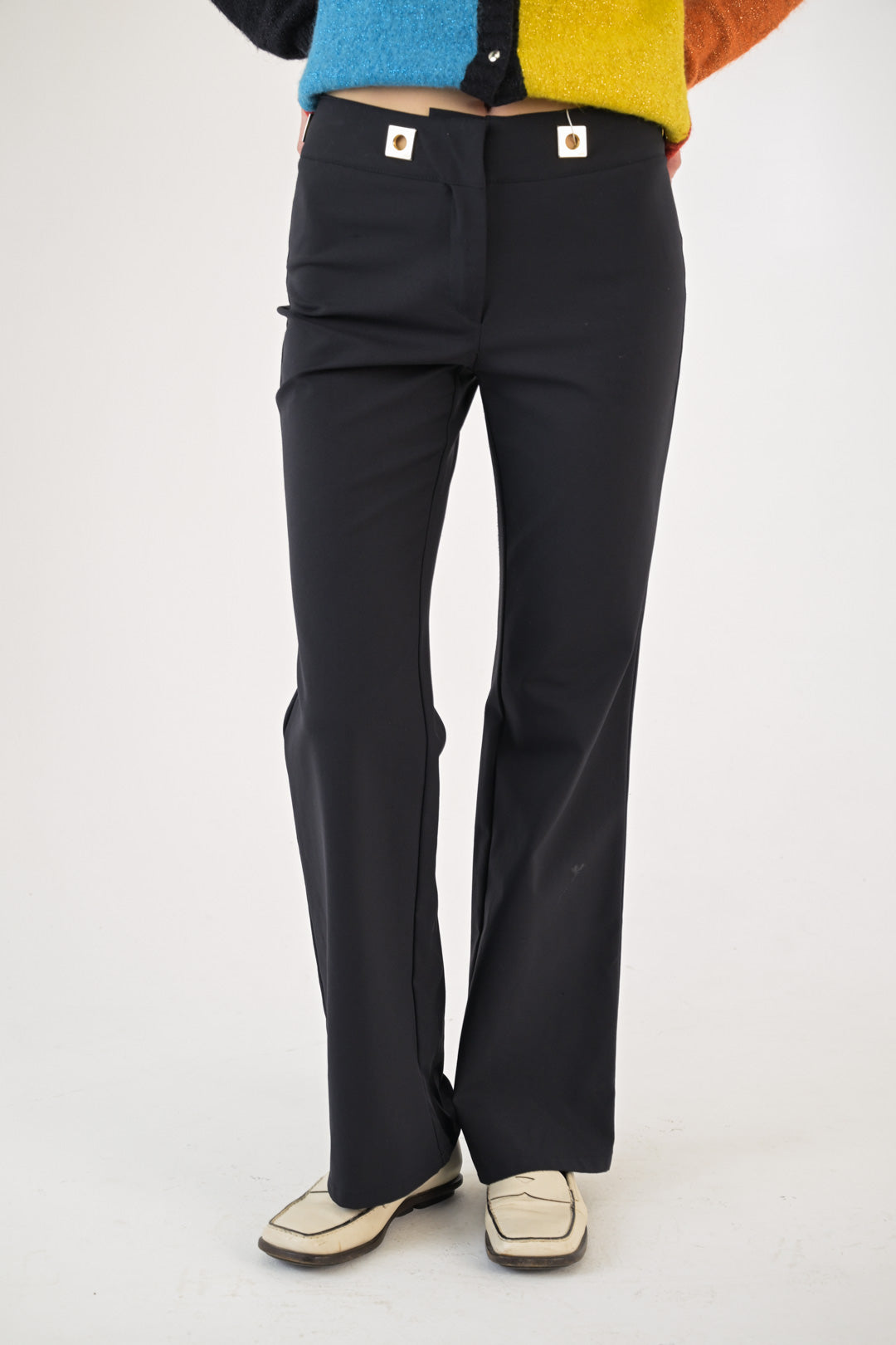 Fendi Keyhole Trousers