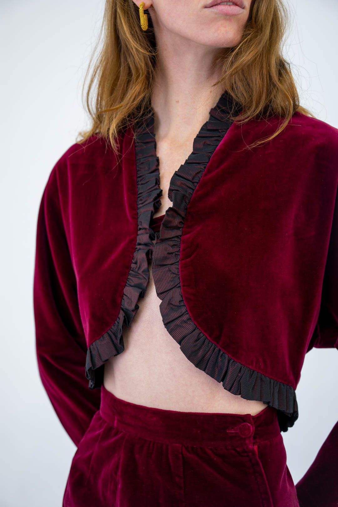 Merlot Velvet Set
