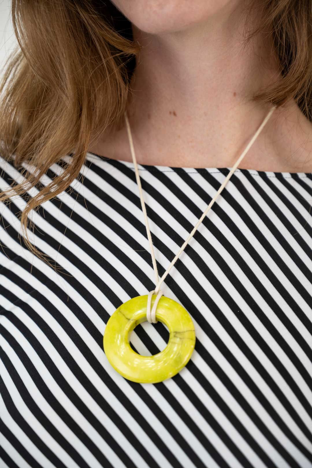 Citrine Ceramic Necklace