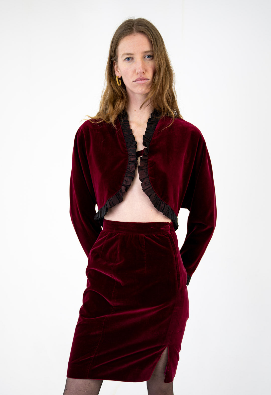 Merlot Velvet Set