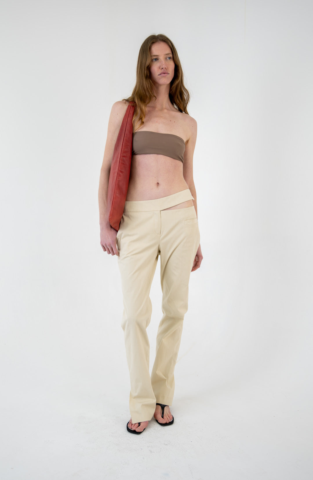 Angelo Marani Cream Trousers