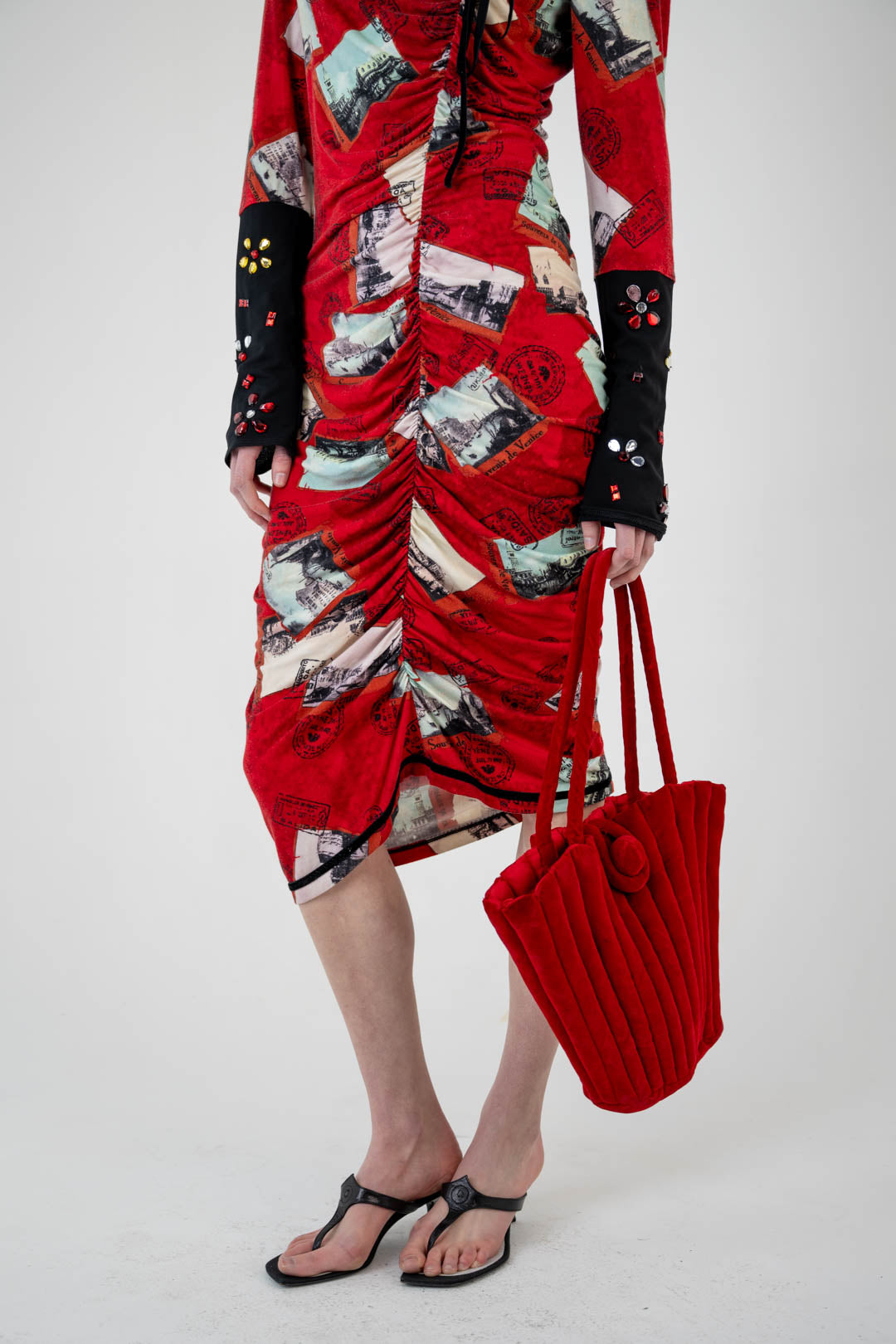 Mariella Burani Postcard Dress