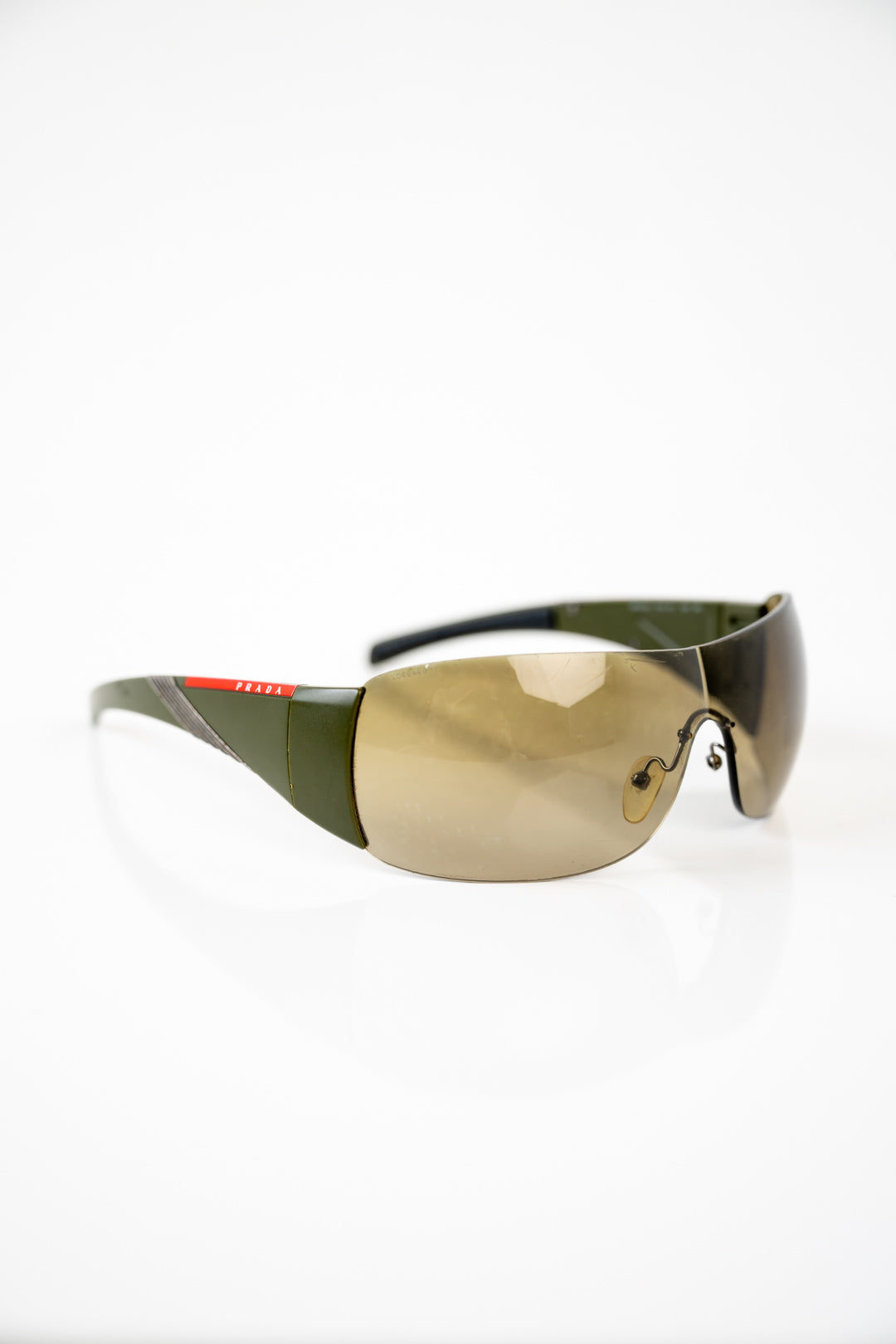Prada Olive Shield Sunglasses