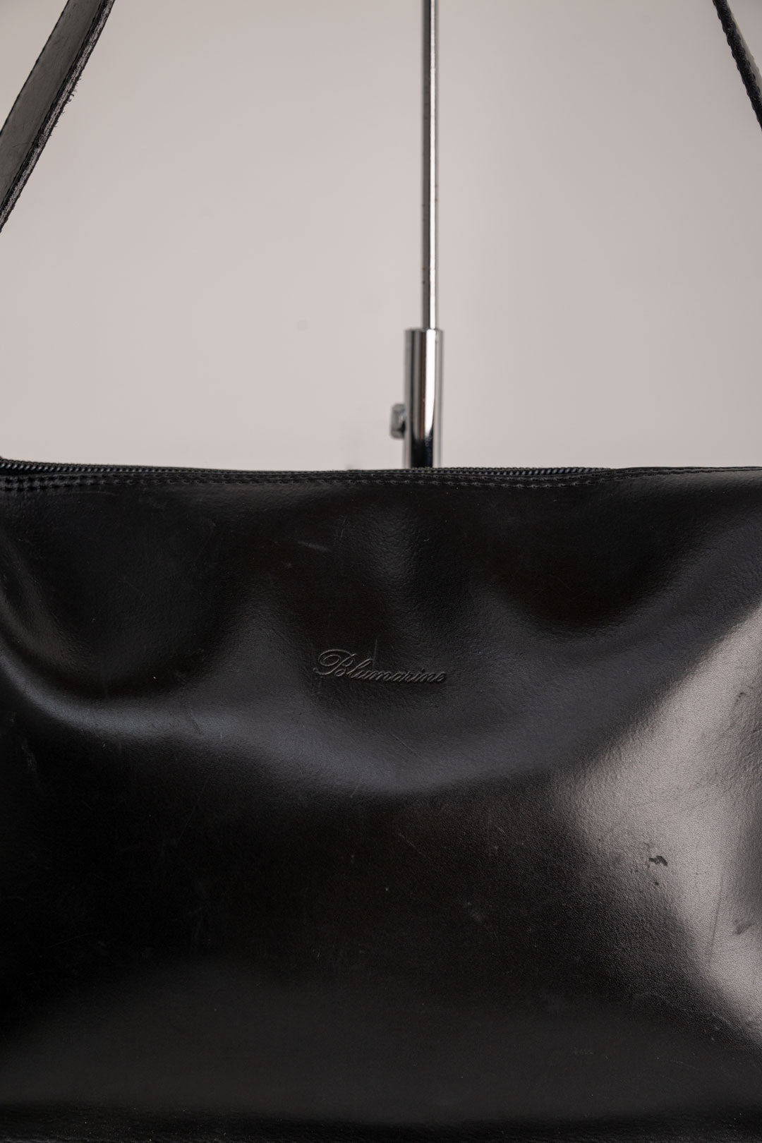 Blumarine Obsidian Leather Purse