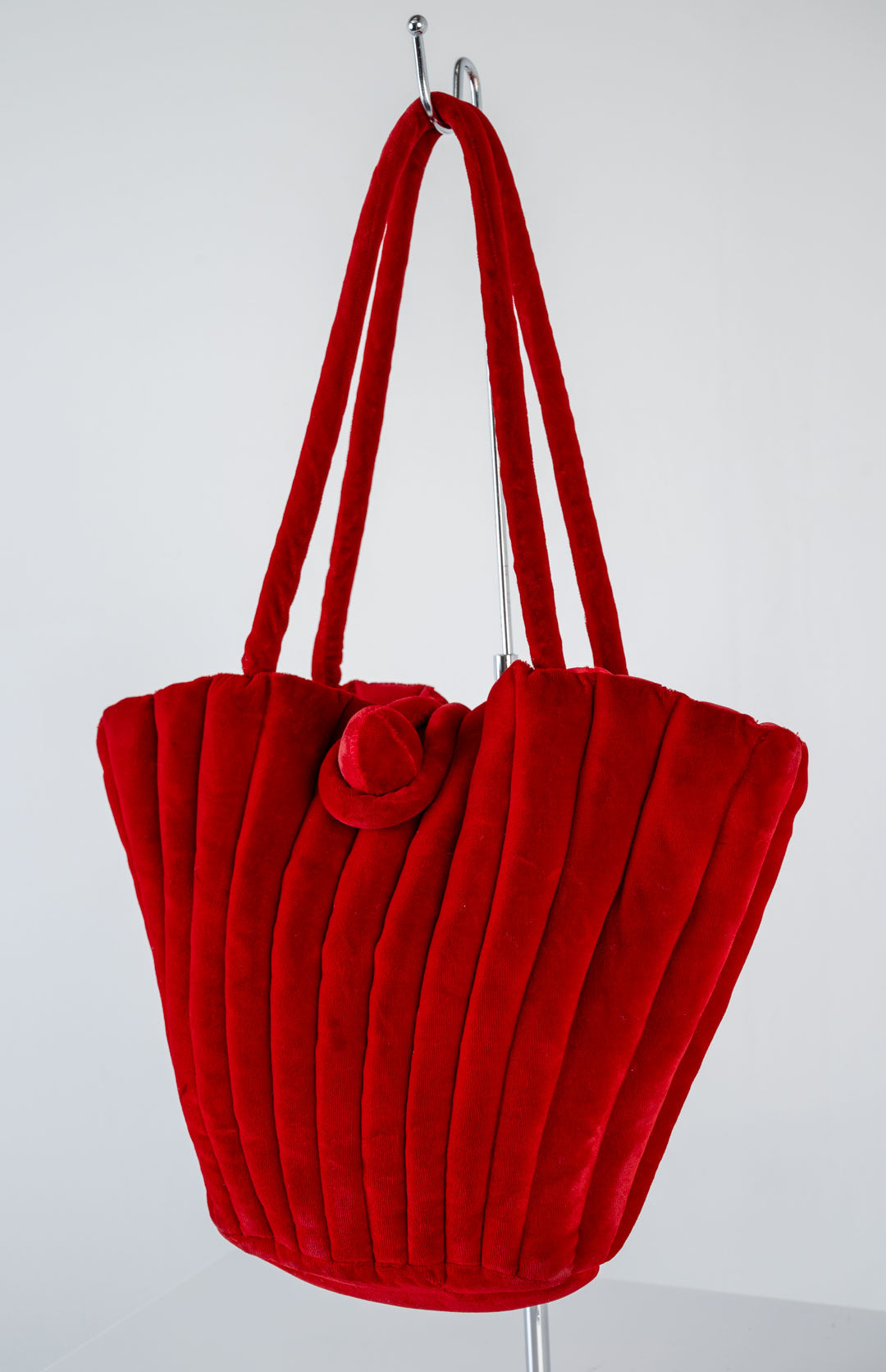 Marion Godart Scarlet Velvet Purse