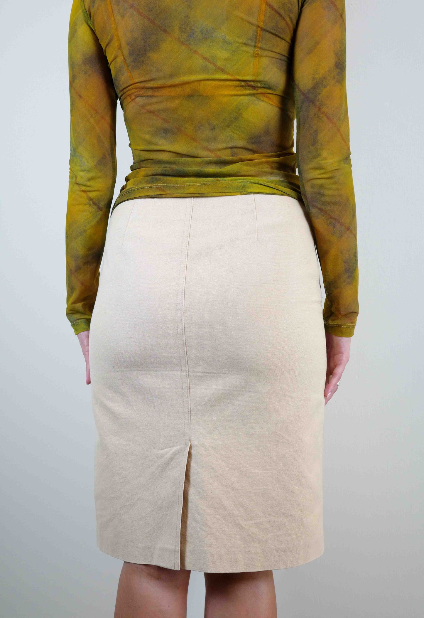 Vivienne Tyler Blush Pierced Skirt