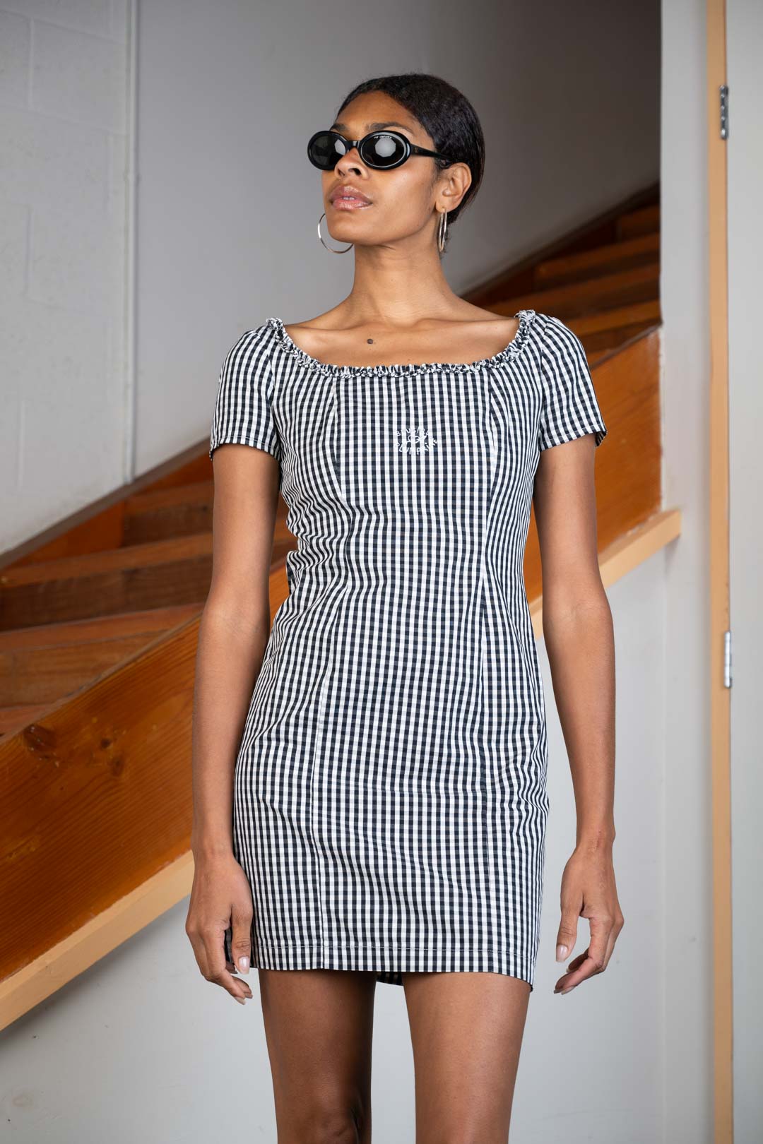 Blumarine Gingham Dress