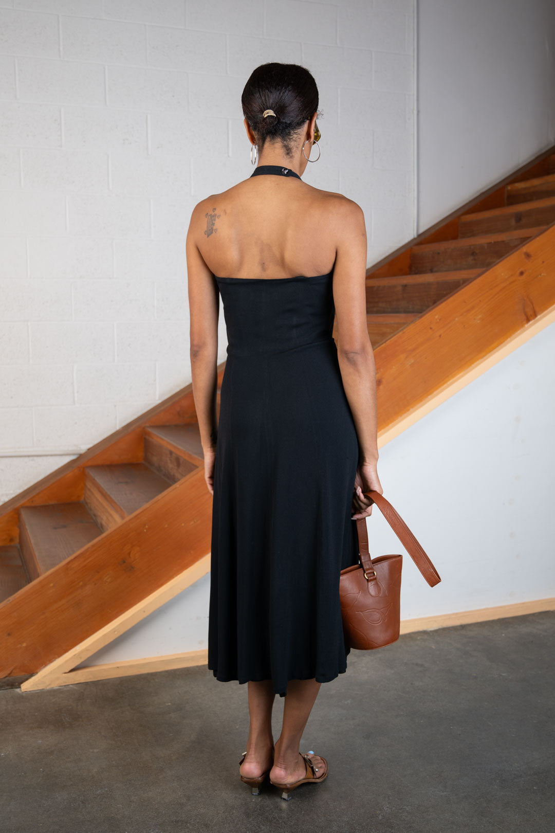 Marella Noir Halter Dress