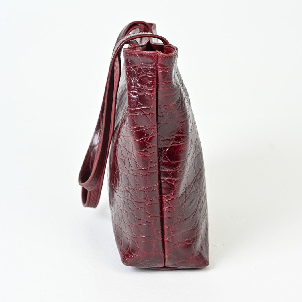 Mulberry Faux Croc Tote