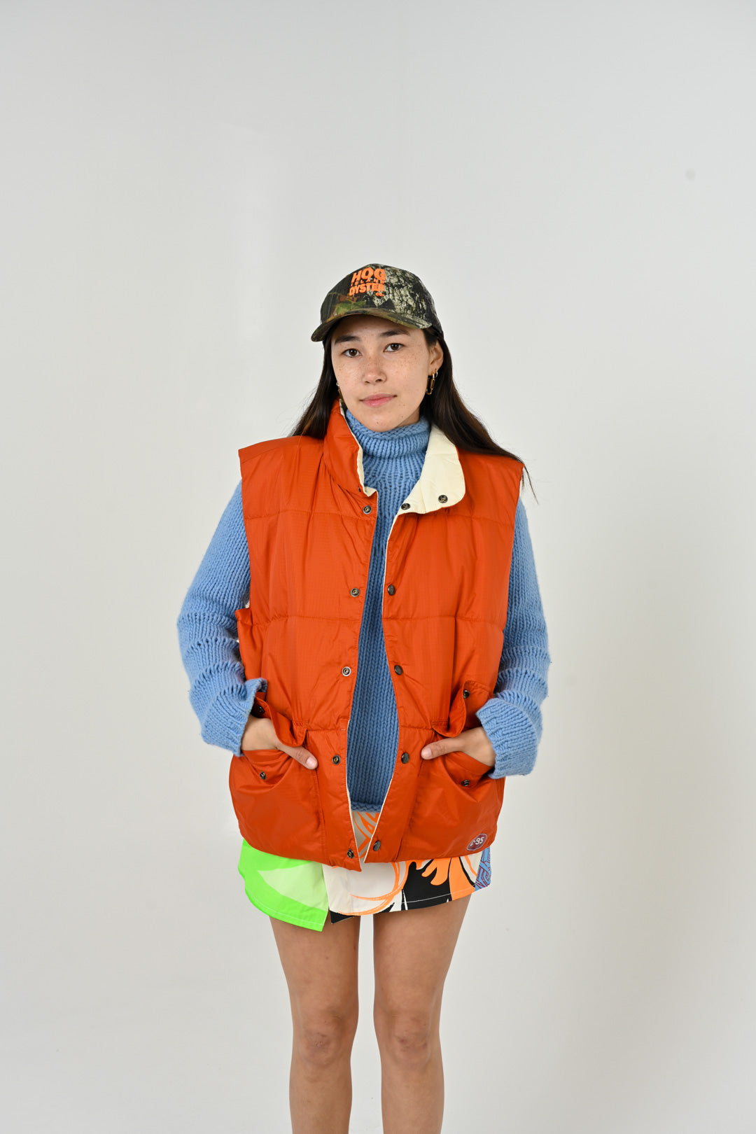 Pumpkin Puffer Vest