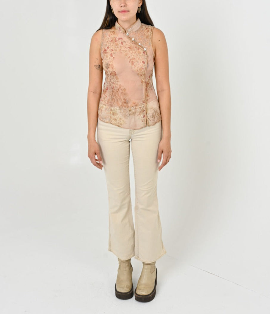 Silk Cheomsang Top