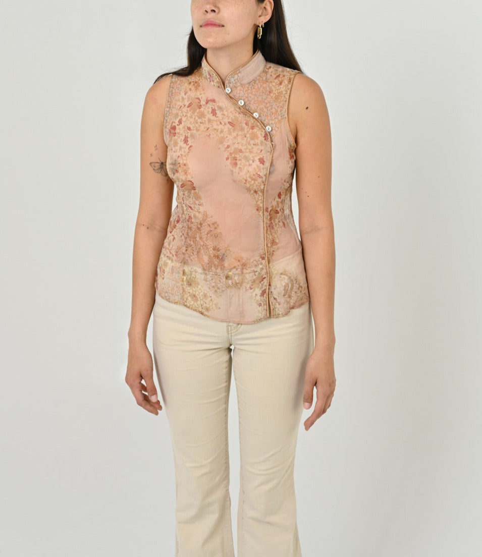 Silk Cheomsang Top