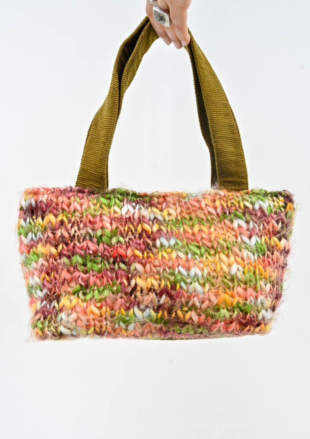 Multicolor Wool Purse