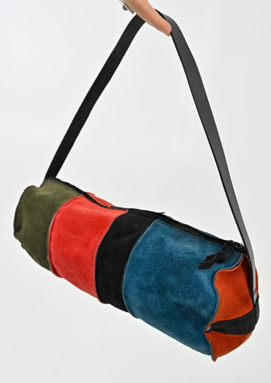 Fendi Colorblock Suede Purse
