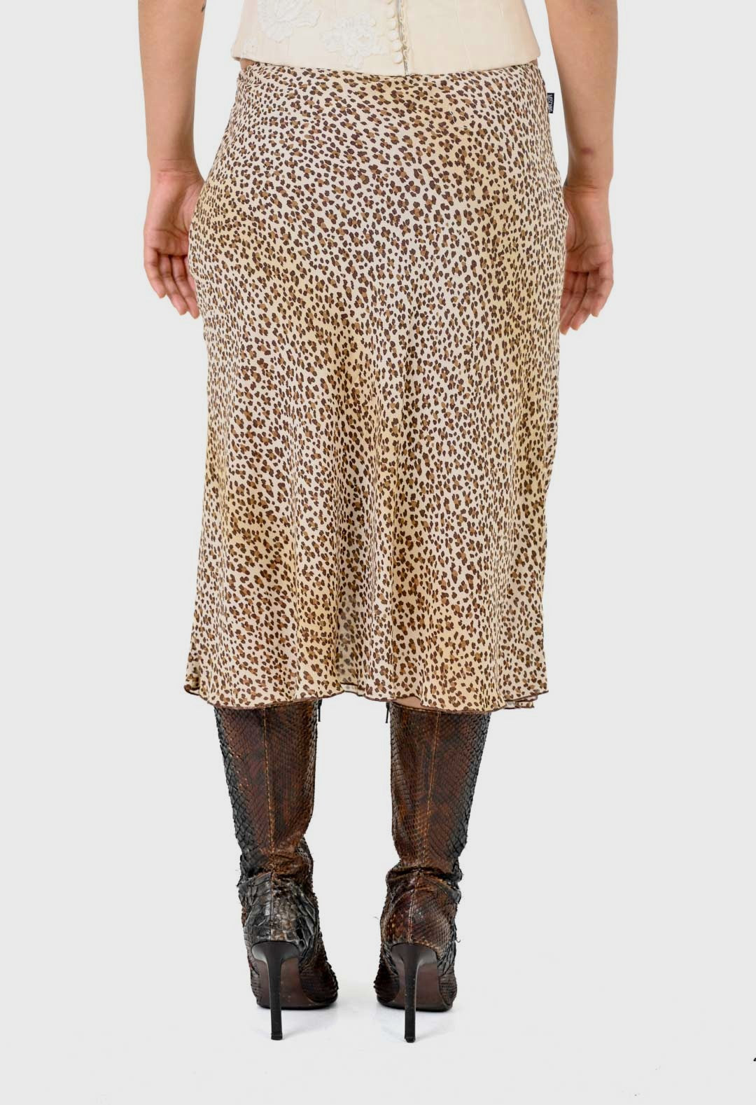 Moschino Cheetah Skirt
