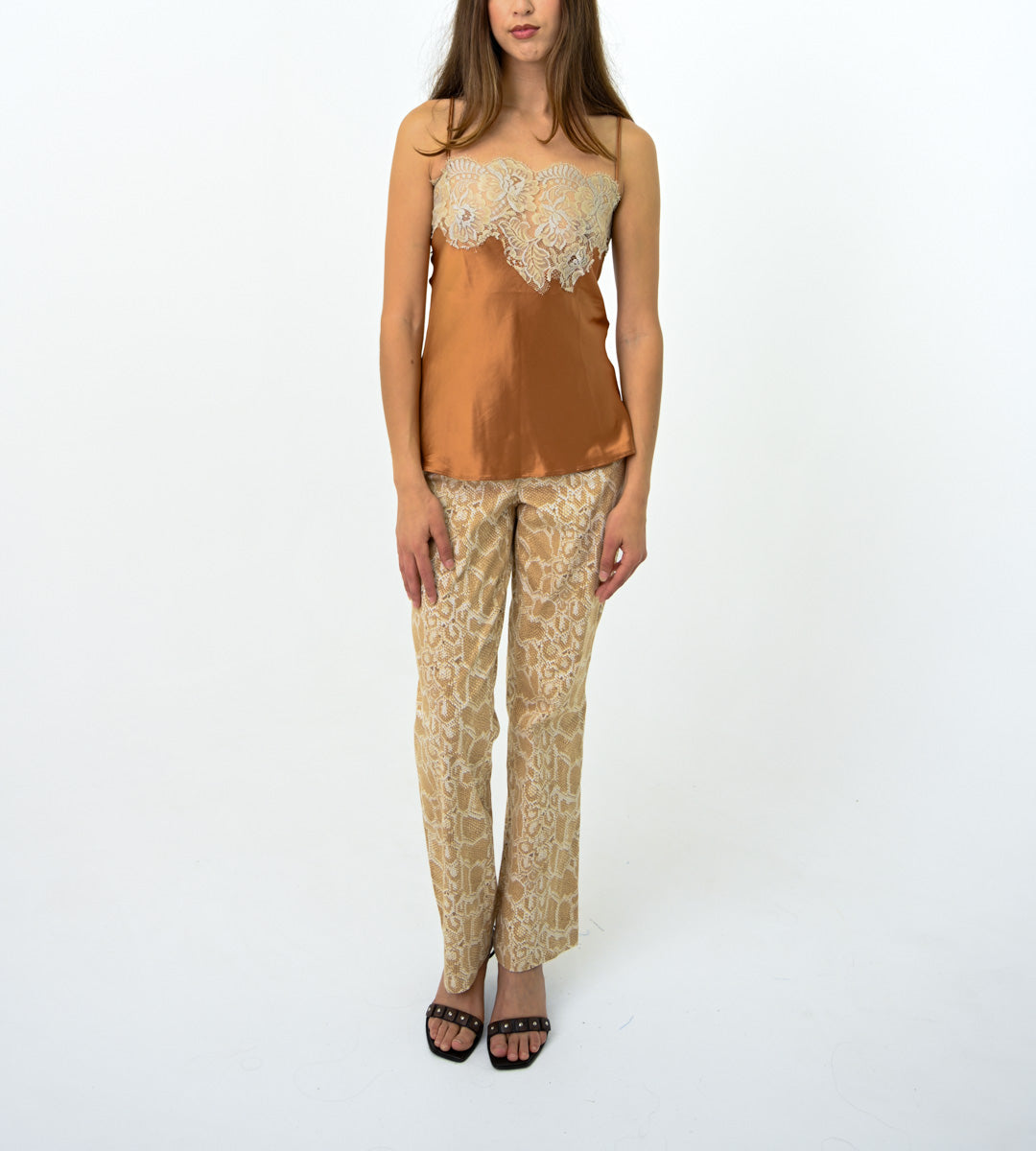 Dolce & Gabbana Pumpkin Silk Cami