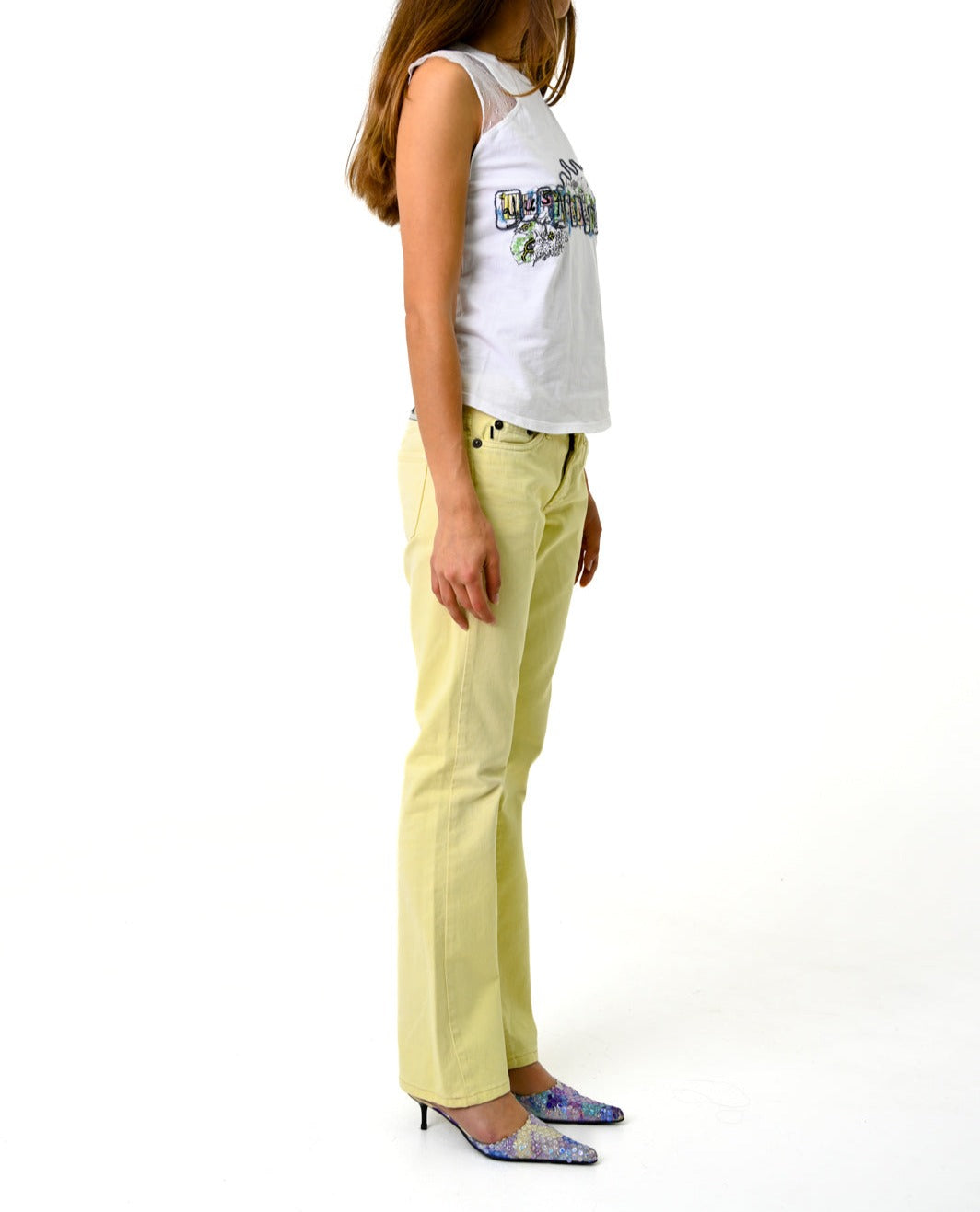 Just Cavalli Eggshell Jeans