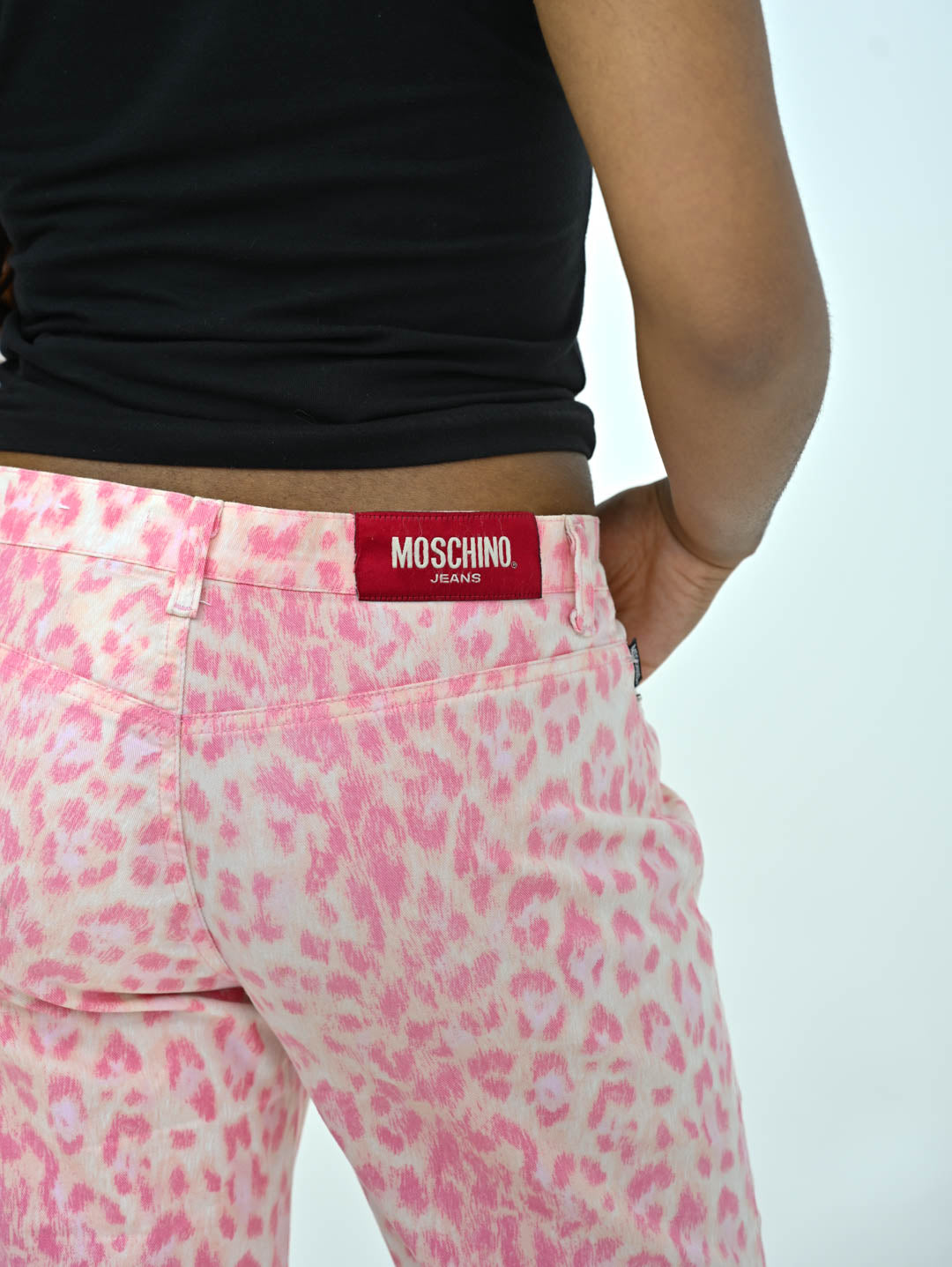 Moschino Pink Cheetah Pants
