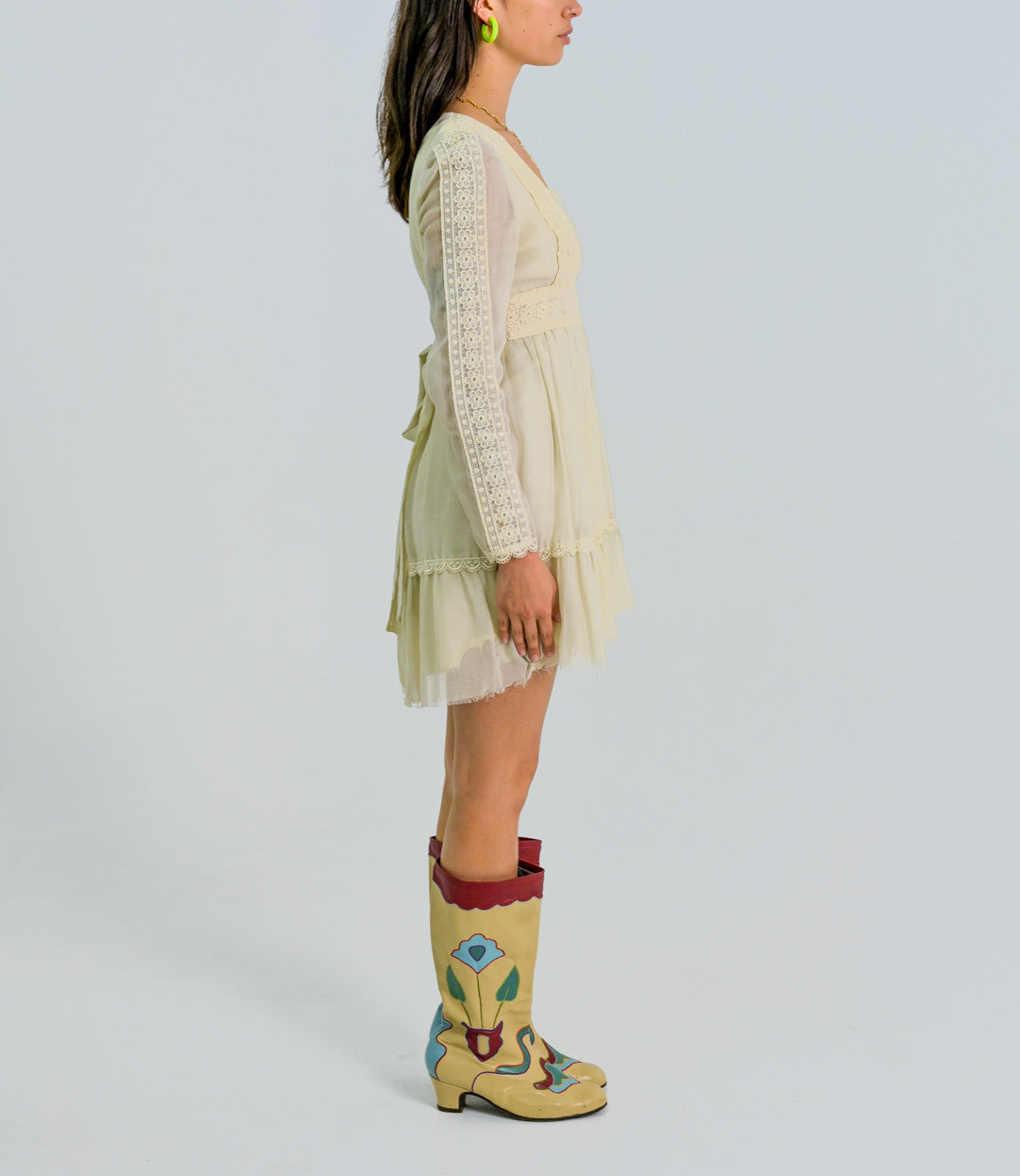 Muslin Ivory Princess Dress