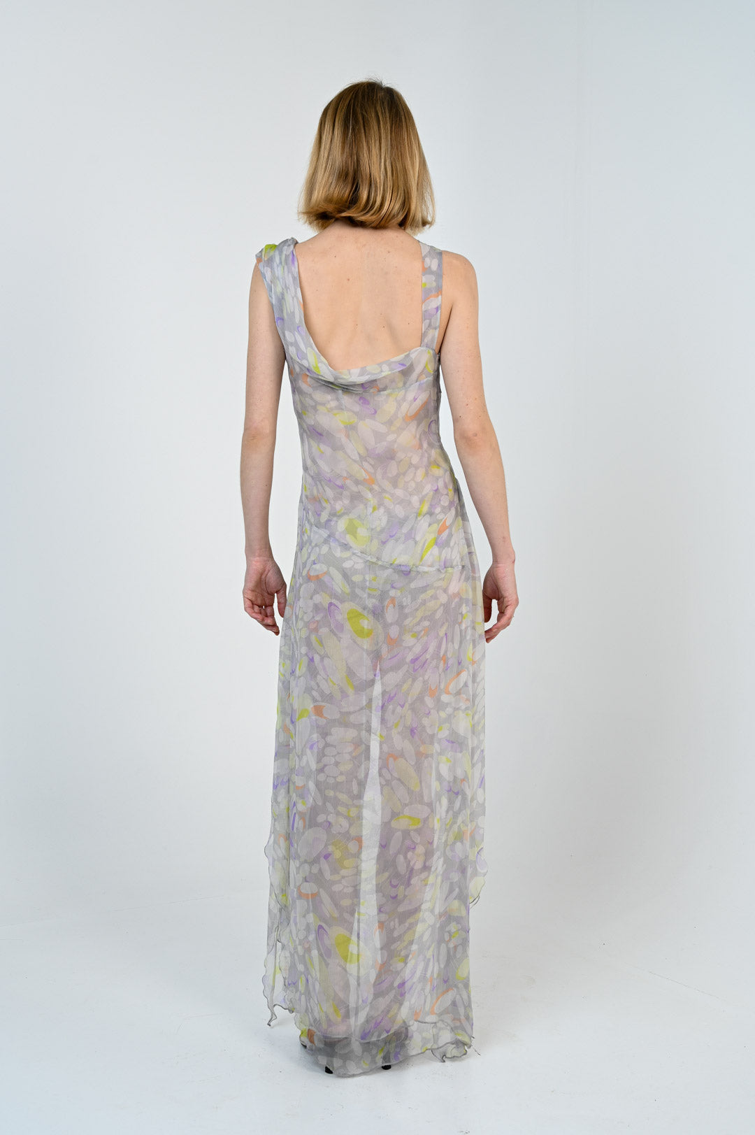 Silk Asymmetrical Dress