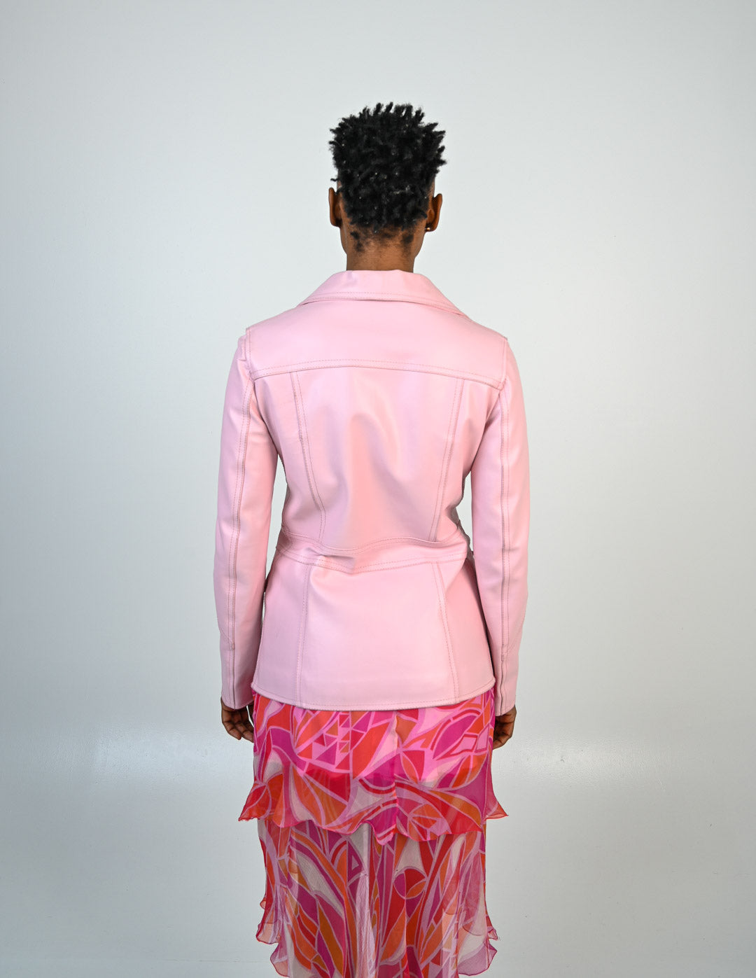 Blush Leather Jacket