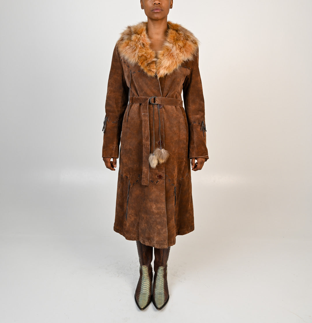 Foxy Suede Western Coat