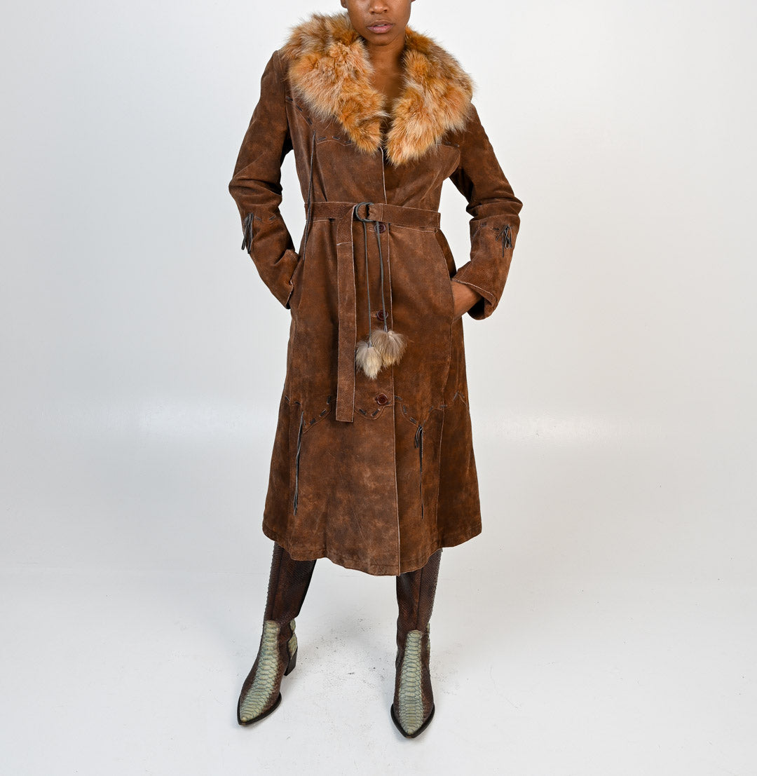 Foxy Suede Western Coat