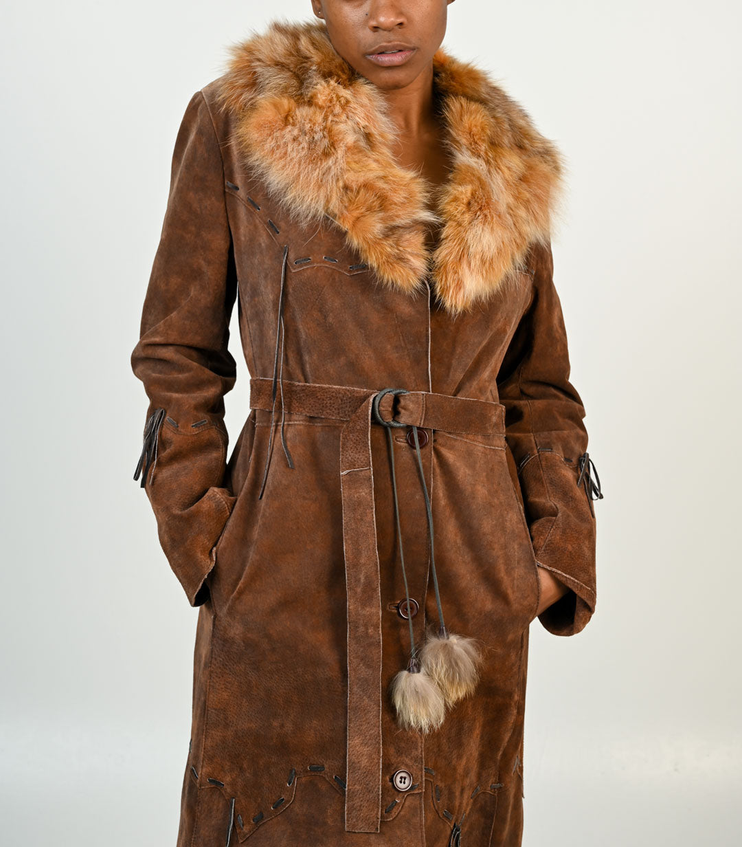 Foxy Suede Western Coat