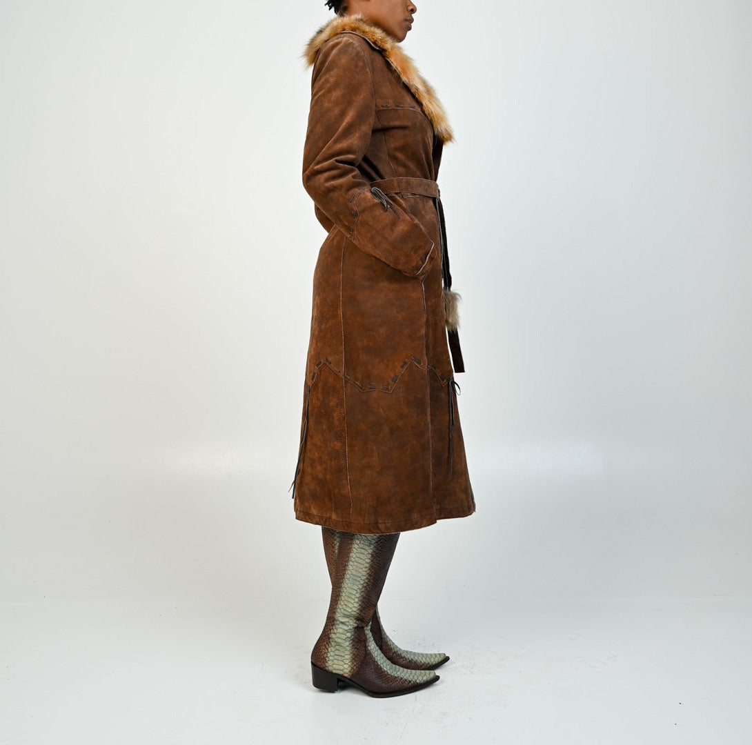 Foxy Suede Western Coat