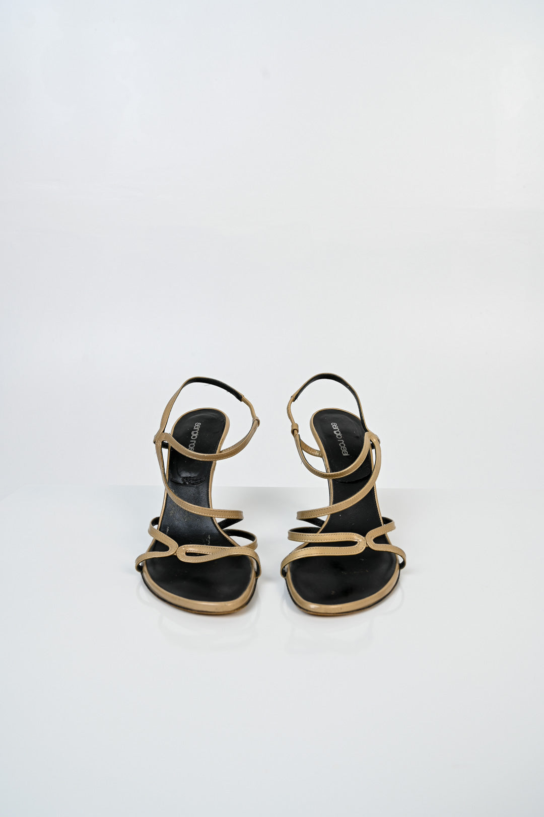 Sergio Rossi Hazelnut Wave Heels (38)