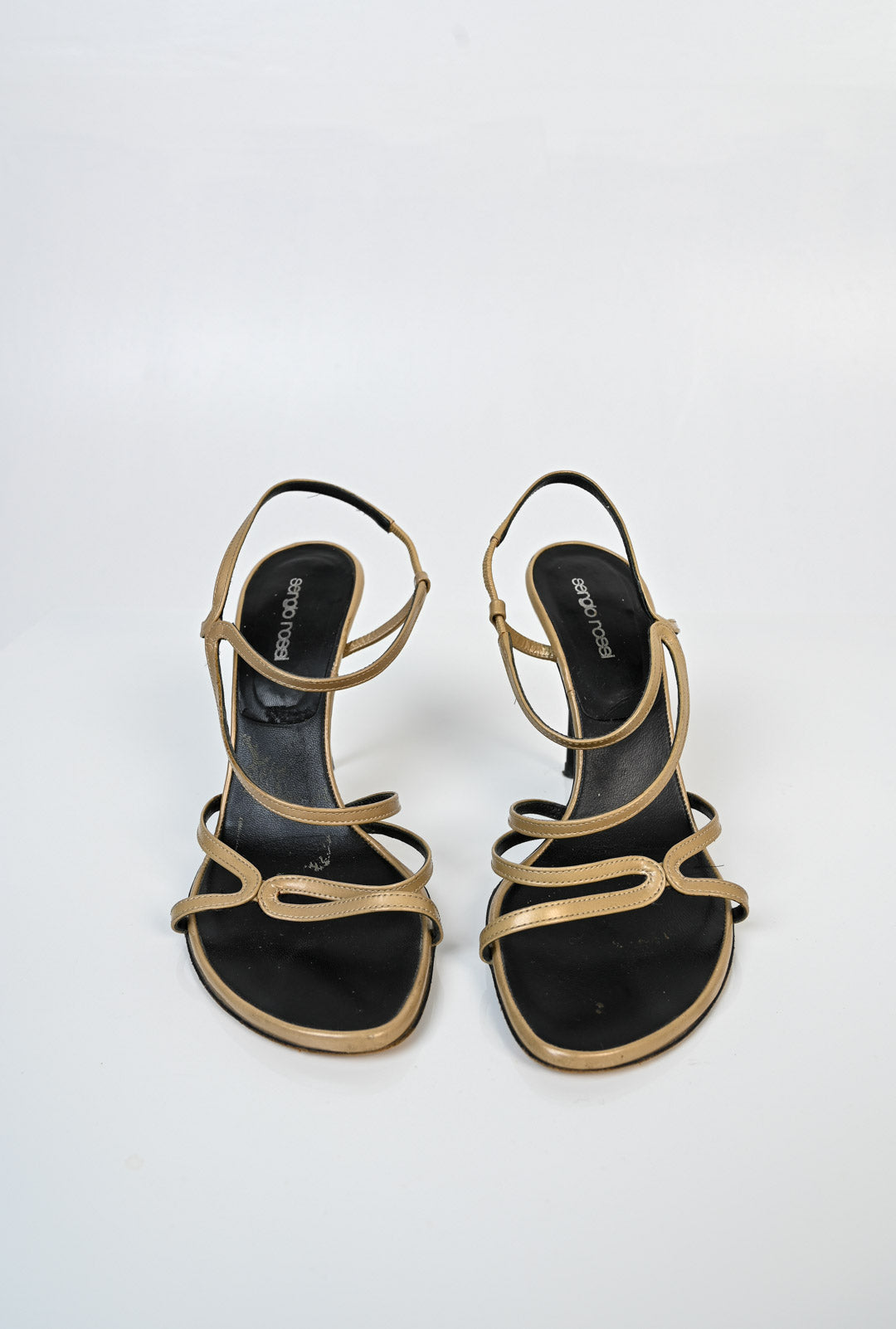 Sergio Rossi Hazelnut Wave Heels (38)