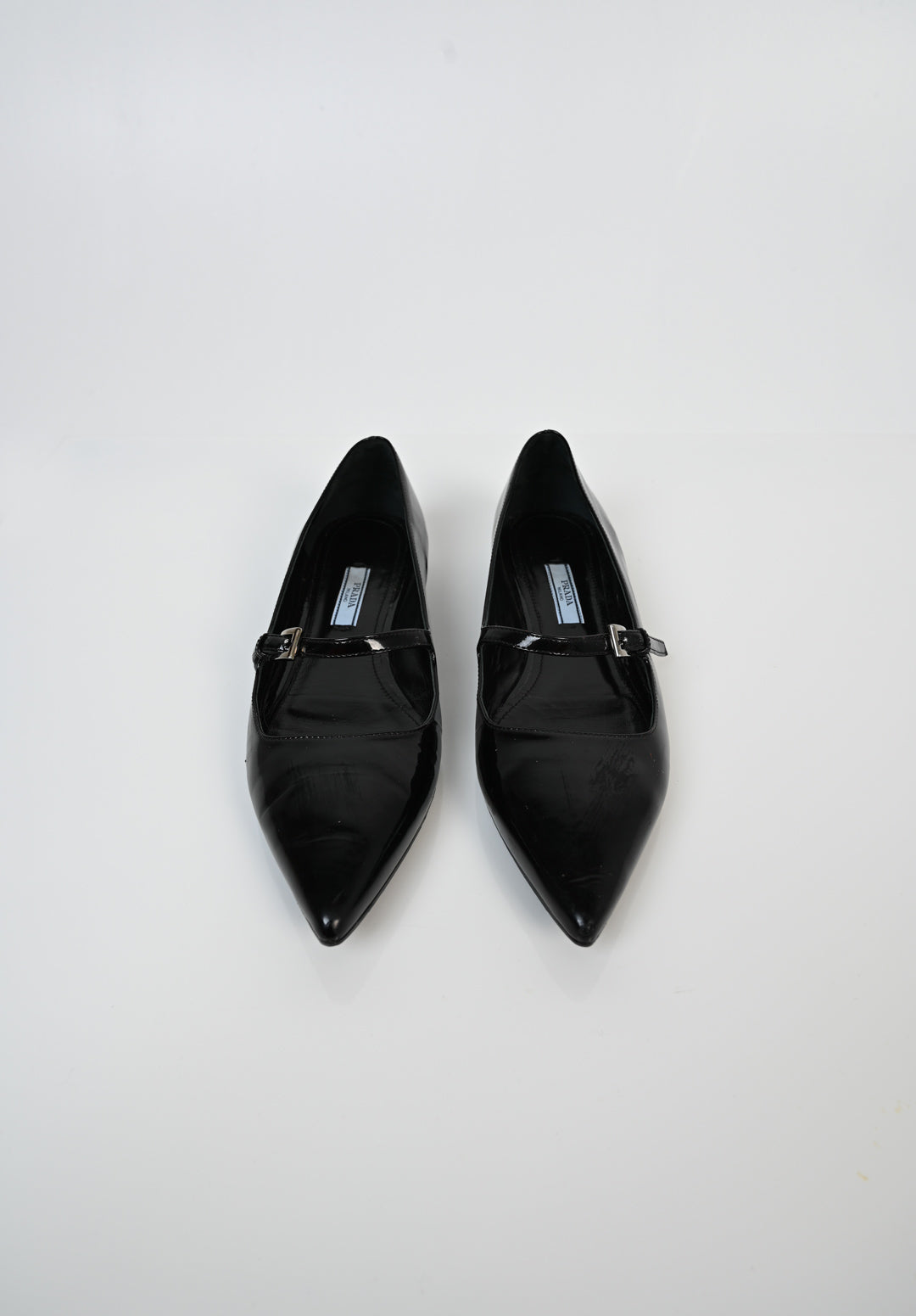 Prada Patent Leather Mary Janes (38)