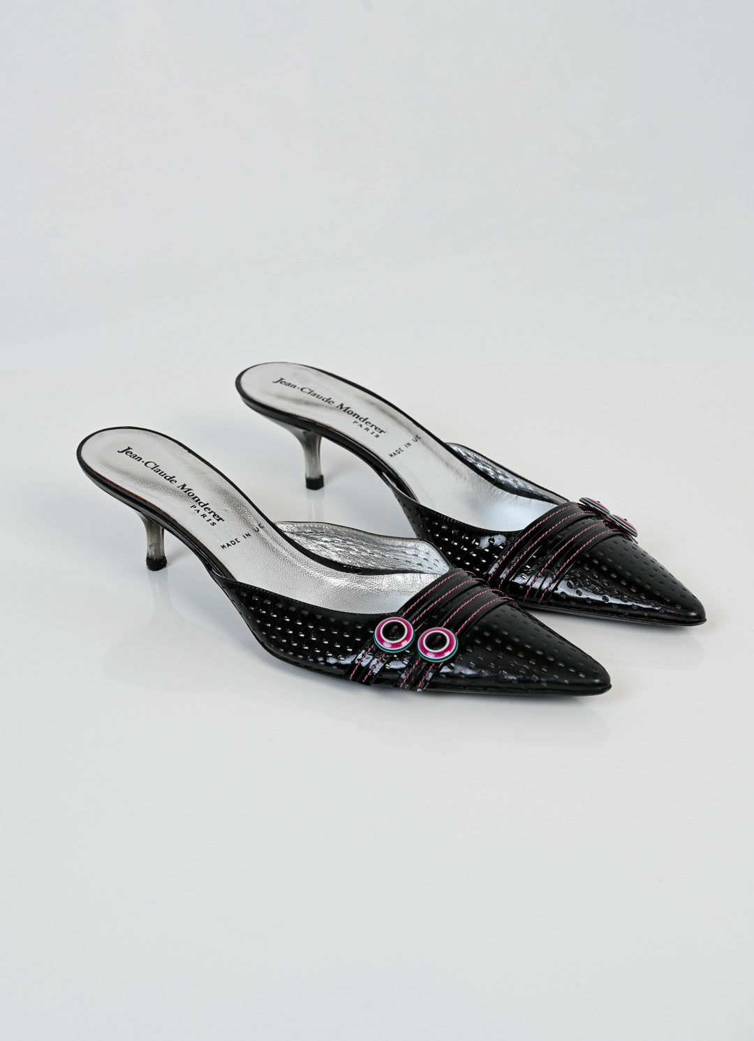 Patent Leather Button Pumps (40)