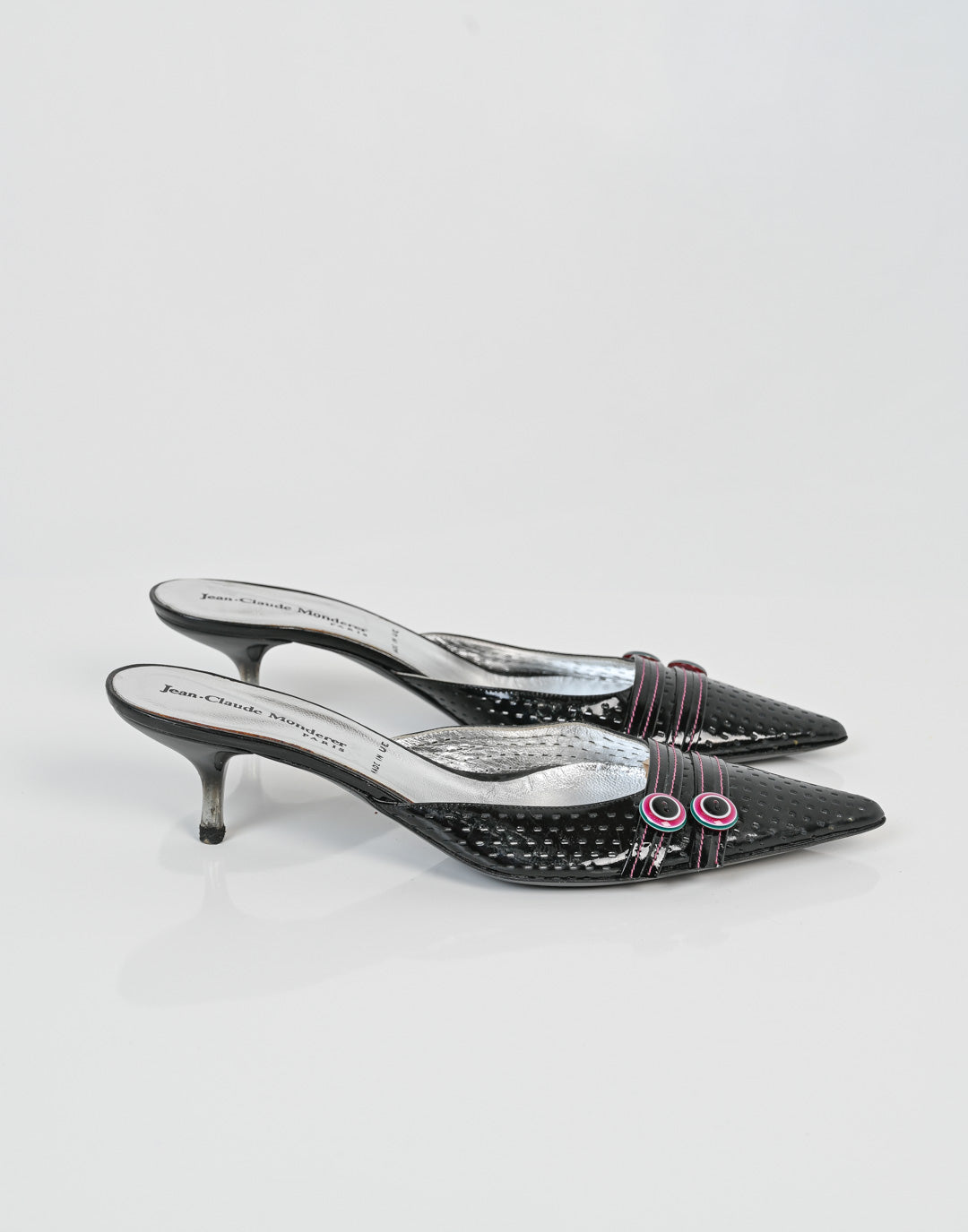 Patent Leather Button Pumps (40)