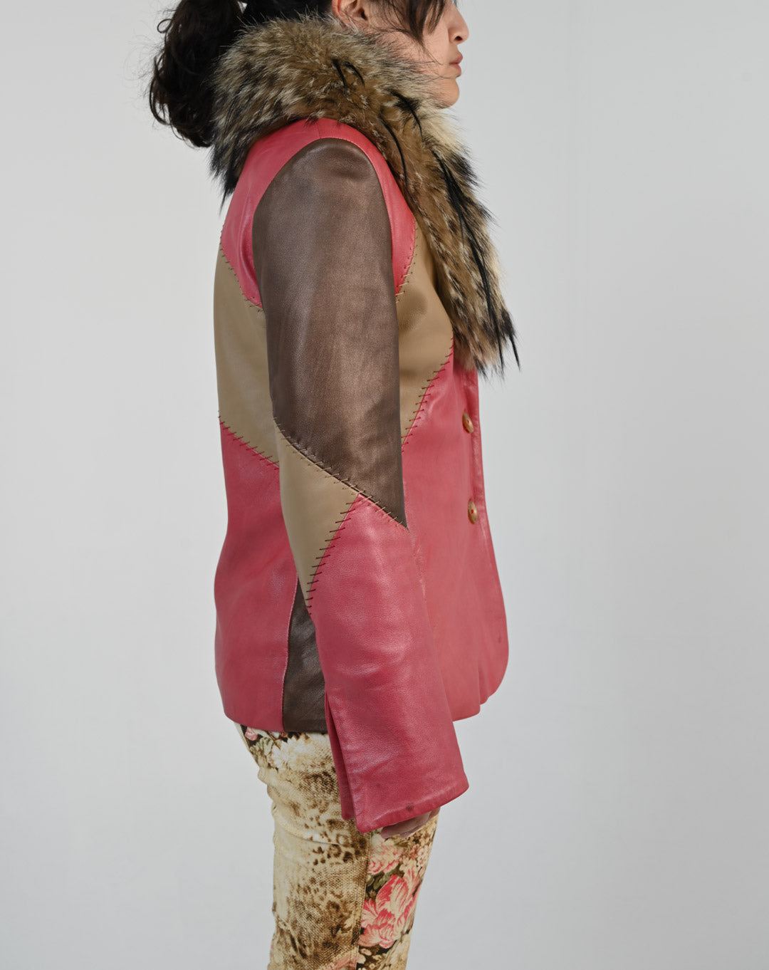Chocolate Kiss Leather Blazer