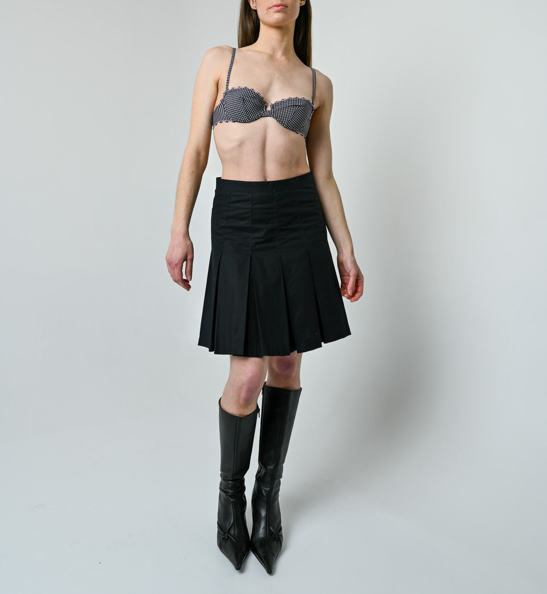 Noir Pleated Skirt