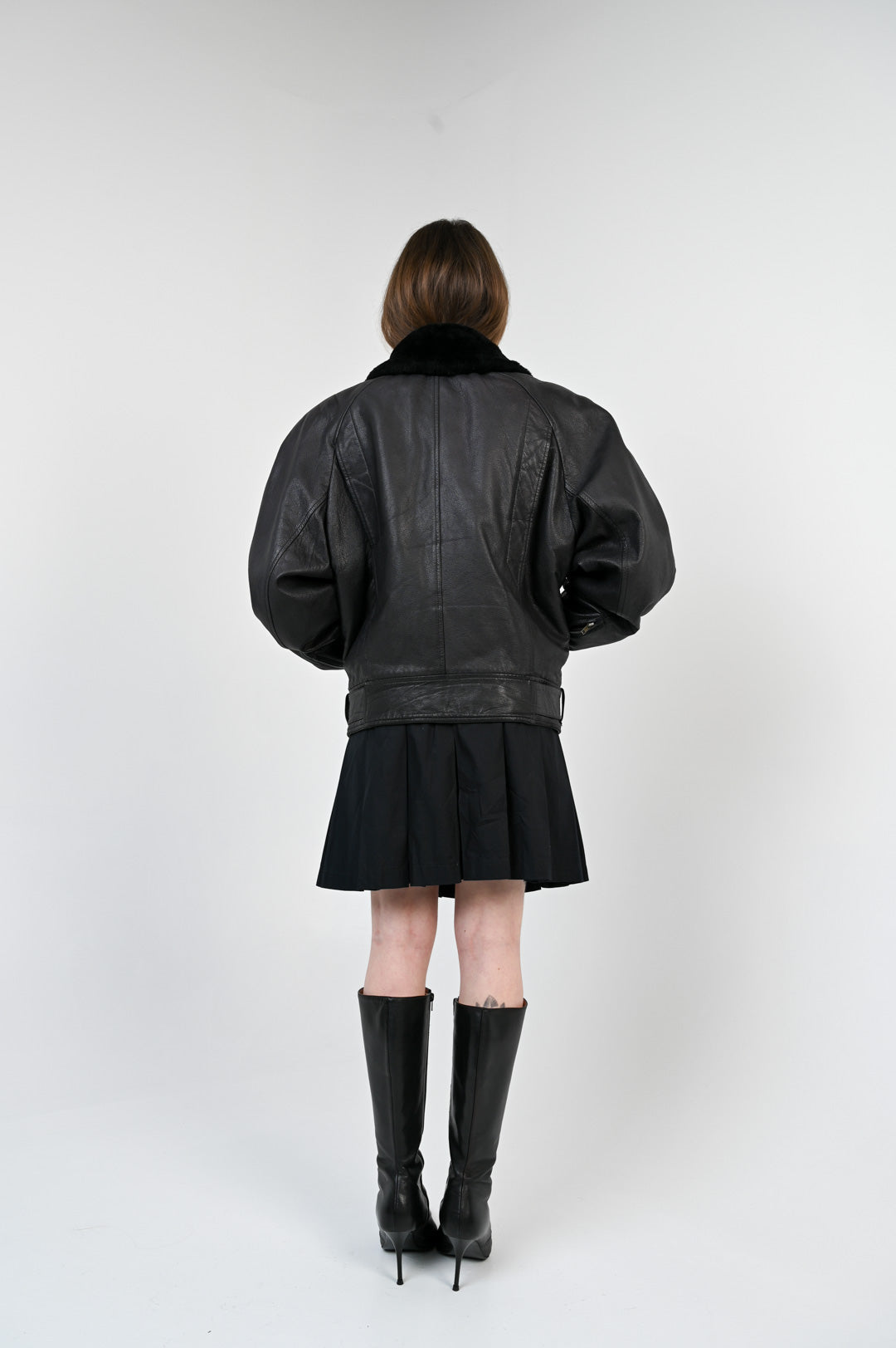 Kenzo Lambskin Shearling Aviator Jacket