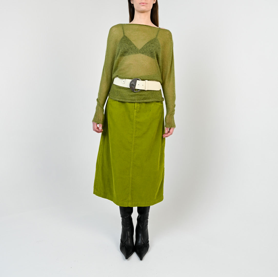 Cactus Corduroy Skirt