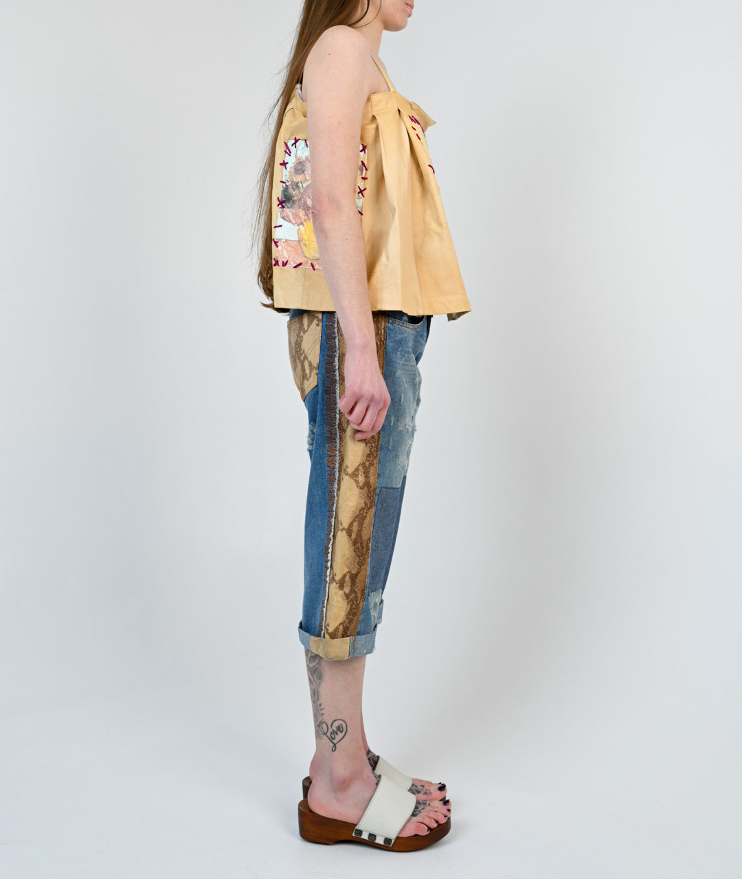 Dolce & Gabbana Snakeskin Capris