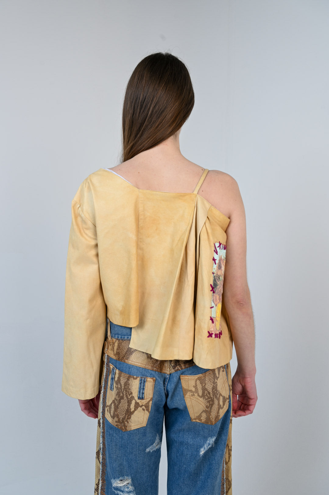 Van Gogh Carte Postale Leather Top
