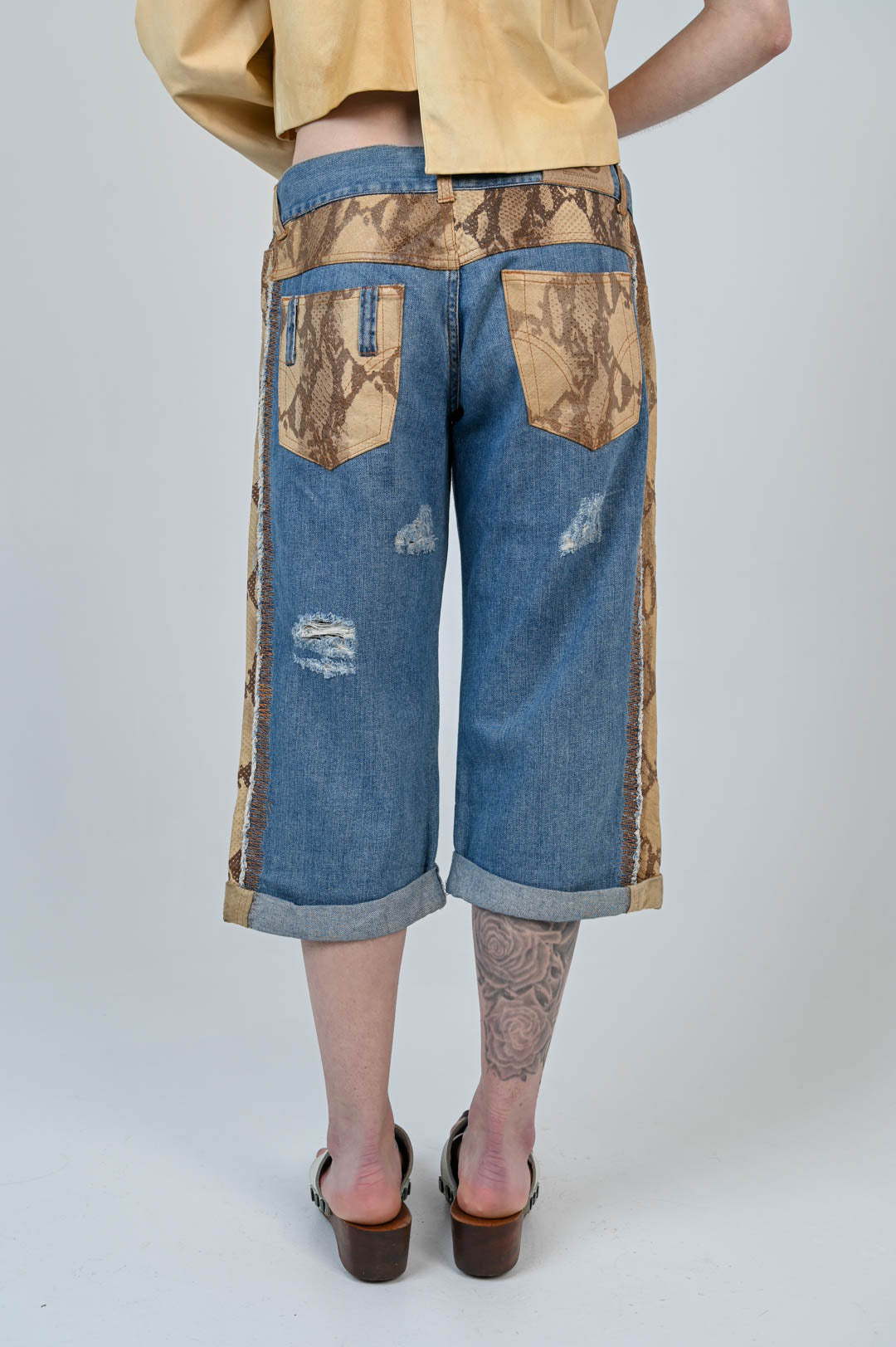 Dolce & Gabbana Snakeskin Capris