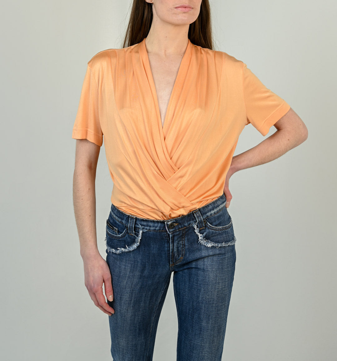 Escada Silk Sherbert Bodysuit