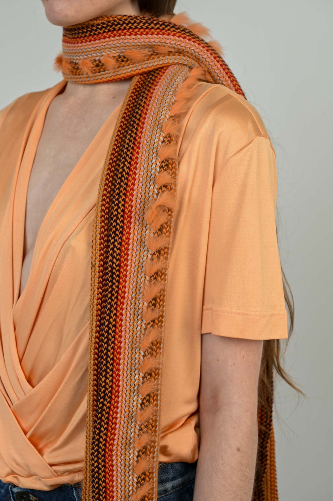 Ginger Flame Scarf