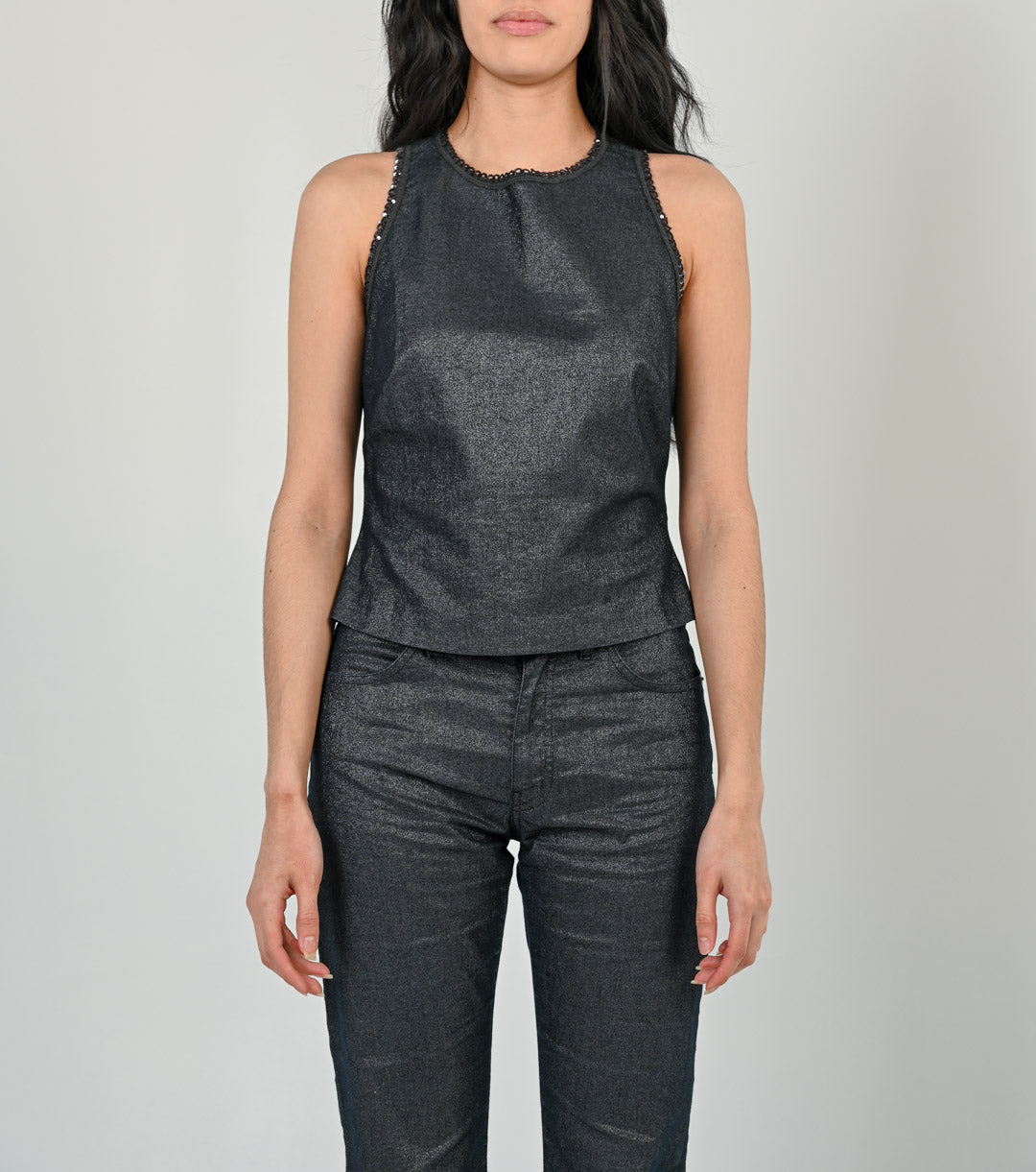 Fiorucci Gunmetal Sequin Set