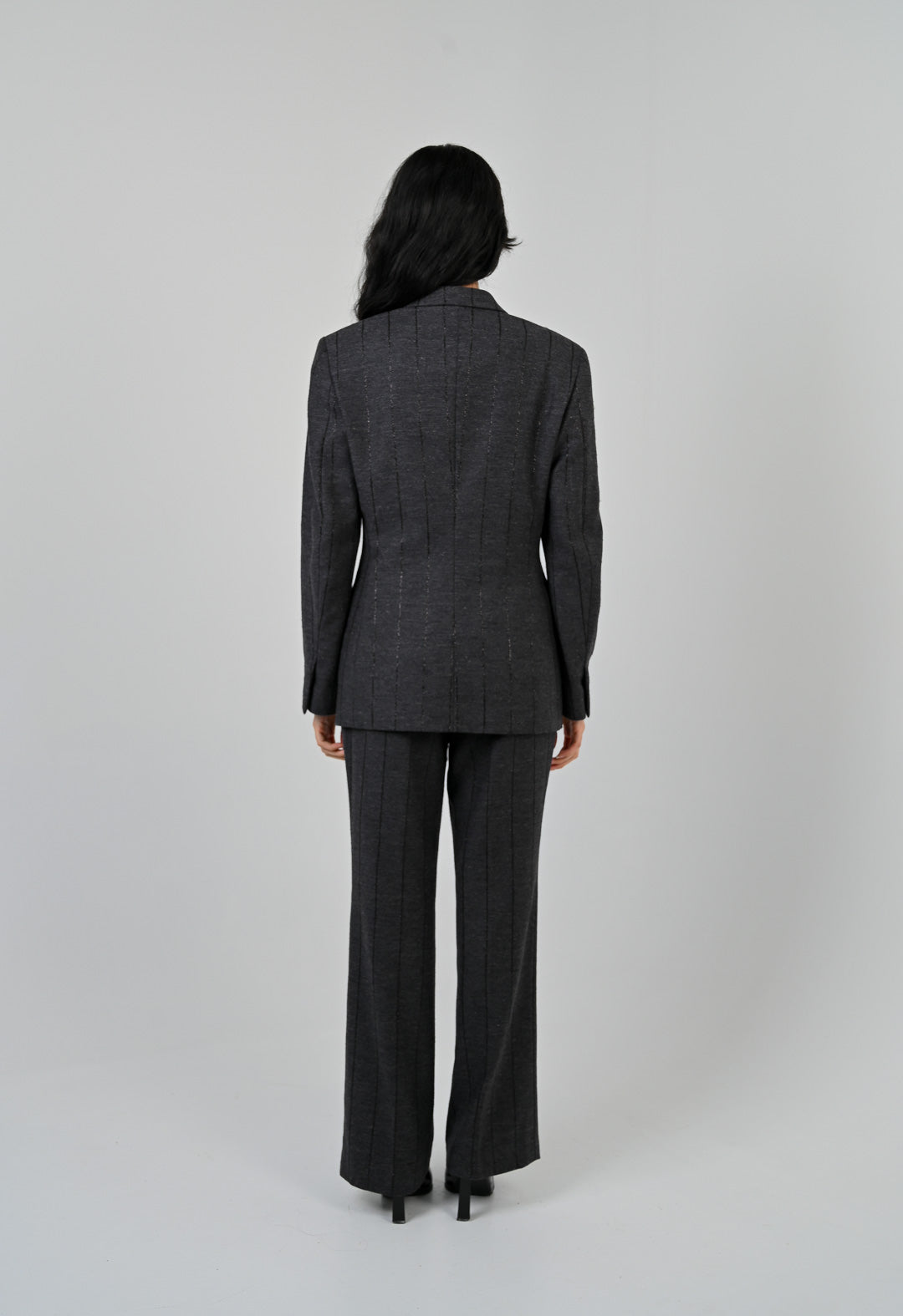 Versace Wool Pinstripe Suit
