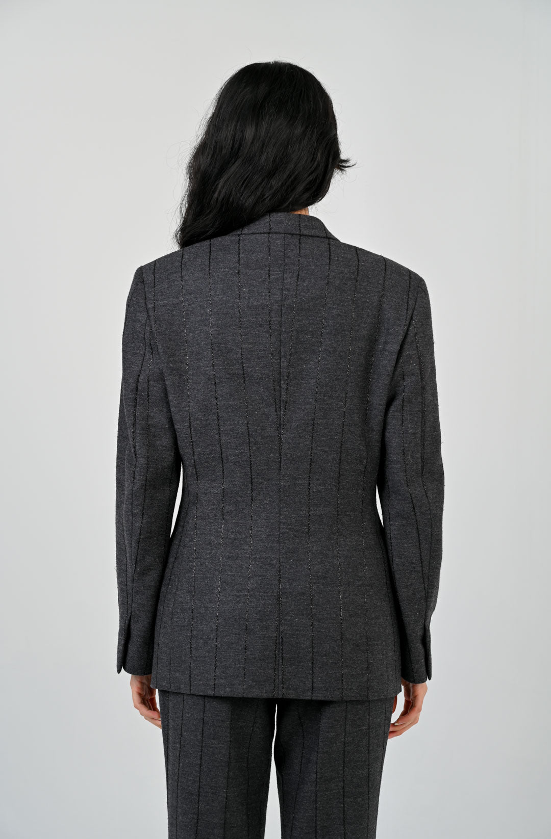Versace Wool Pinstripe Suit