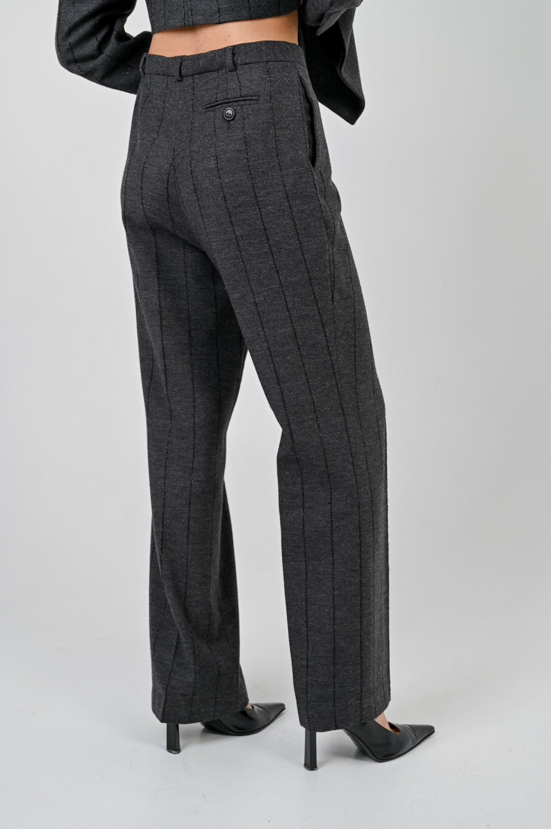 Versace Wool Pinstripe Suit