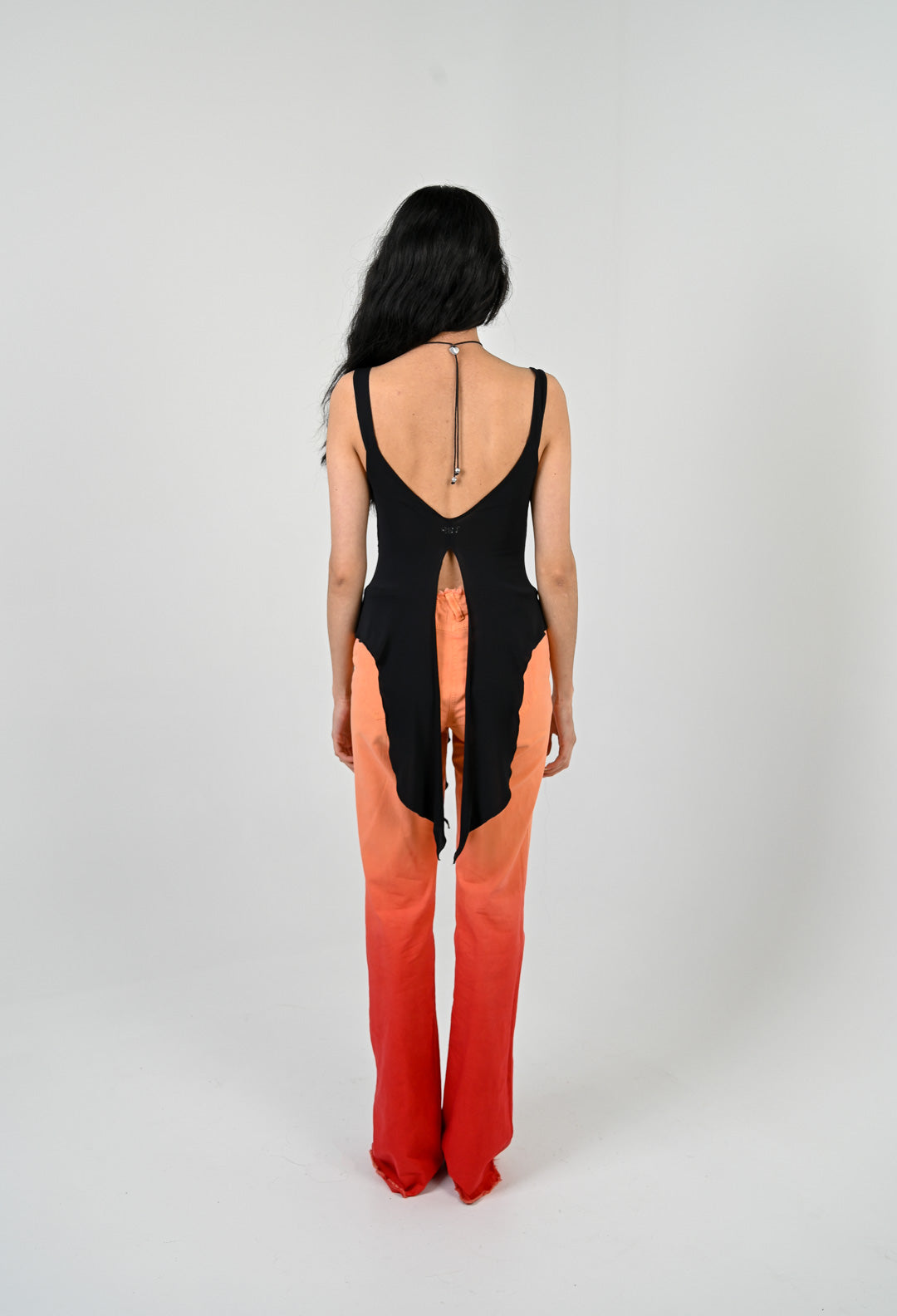 Roccobarocco Ruched Ruffle Top